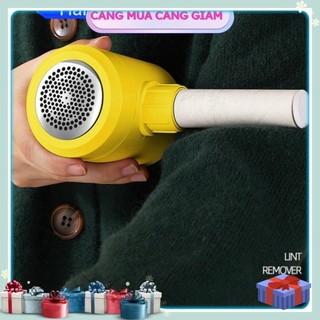 Máy cắt lông Xù 2 in 1 kiêm con Lăn làm sạch quần áo len dạ Sạc Pin tiện lợi LU .