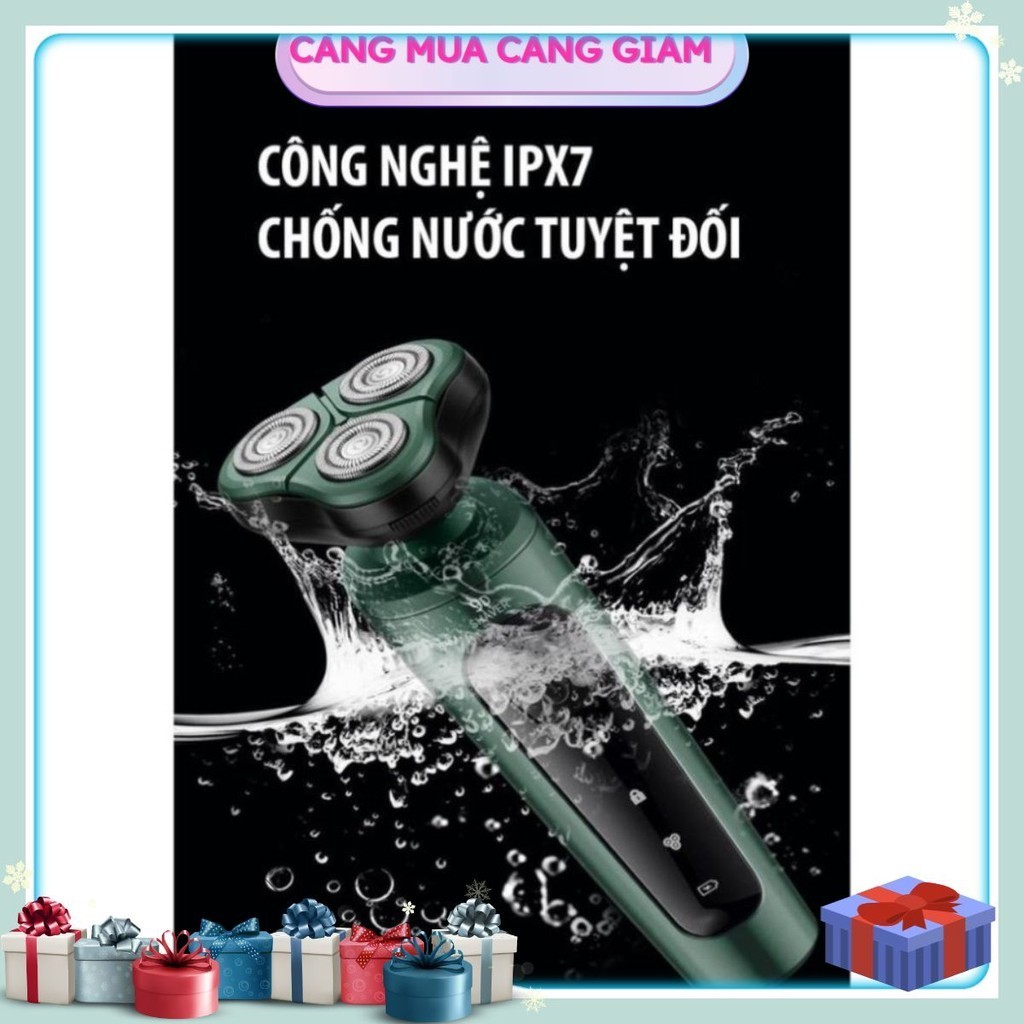 Máy Cạo Râu 9D Shaver 4in1 Tặng Kèm 6 Phụ Kiện Cao Cấp LU .