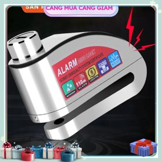 Ổ Khoá Phanh Đĩa Xe Máy Báo Động Có Còi Hú Chống Trộm Alarm Disc Lock Chống Nước An Toán Chắc Chắn LU .