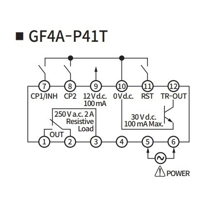 Hanyoung Bộ đếm / bộ định thời GF4A-P41T