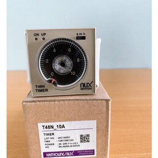 HanYoung Rơ le thời gian Timer T48N-10A - Hàng Hanyoung Nux chính hãng