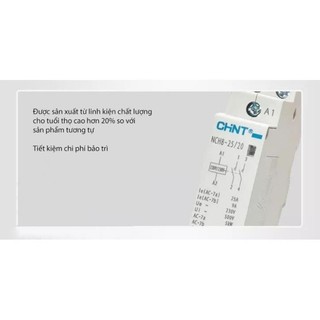 Chint Contactor 1 pha CHINT 25A 20A (hàng chính hãng)