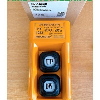 HanYoung Công tắc điều khiển cẩu trục 2 nút HY-1022B Hanyoung Nux