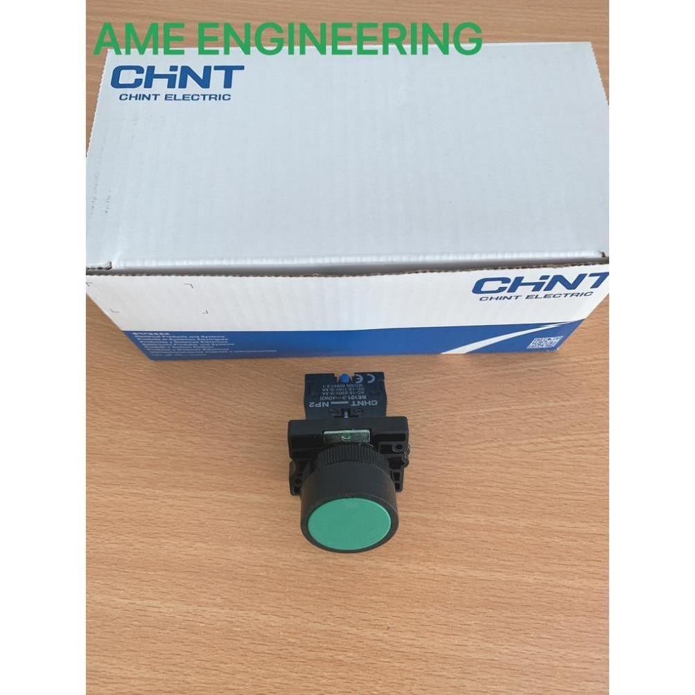 Chint Nút ấn nhả mầu xanh phi 22 1NO Chint NP2-EA31 (hàng chính hãng)