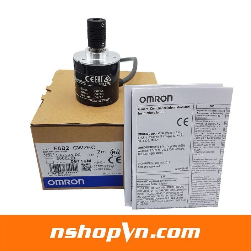 Encoder Omron E6B2-CWZ6C 1000 xung / E6B2-CWZ1X 2000P/R 2000 xung