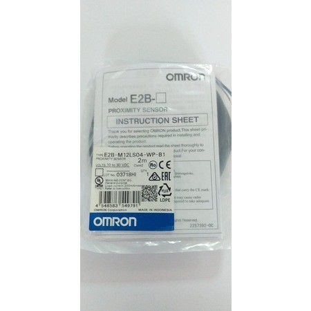 CẢM BIẾN OMRON E2B-M12LS04-WP-B1 (2M)
