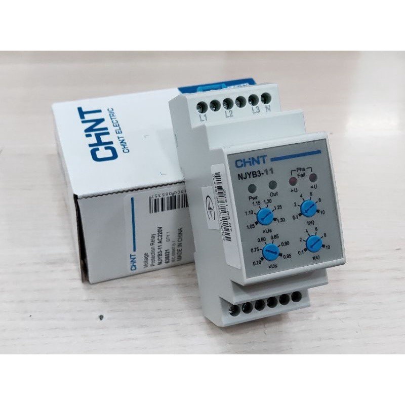 Bộ bảo vệ điện áp 3P 4d, 1Pha 2dây NJYB3-11