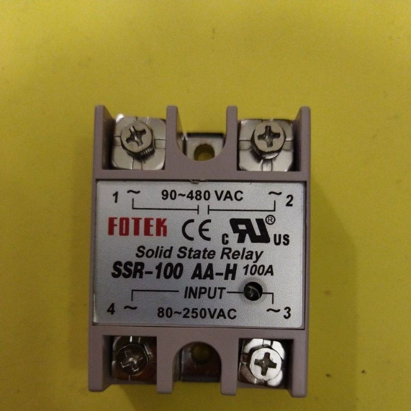 Solid SSR 100VA-H, 100DA-H, 100DD-H, 100AA-H 100VA, 100DA, 100DD, 100AA (Relay Rơ le bán dẫn) Fotex và đế tản nhôm
