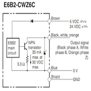 Encoder omron E6B2-CWZ6C 100 Xung 100P/R