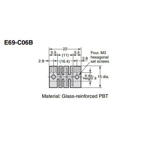 Khớp nối encoder phi 6, phi 8, phi 10