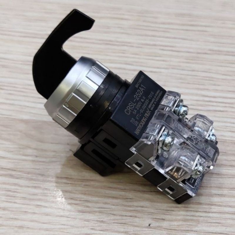 HanYoung Công tắc chuyển mạch 3 vị trí phi 25 CRSL-253A1 và phi 30 CRSL-303A1 1NO+1NC