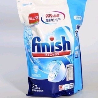 Bột rửa bát Finish Nhật Bản 2.2kg cho Máy rửa chén bát, Bột rửa bát Finish powder Japan 2.2 kg, bột finish 2.5kg, 4.5kg