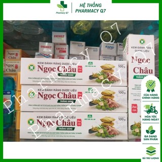 Kem đánh răng Ngọc Châu Trắng Sáng mới 100gr