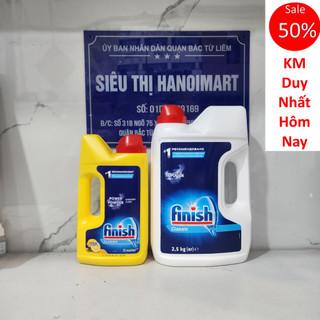 [rẻ vô địch] Bột rửa bát Finish nhập khẩu Eu 2.5kg dùng cho máy, Bột finish 2,2kg chính hãng Nhật Bản, bot rua bat