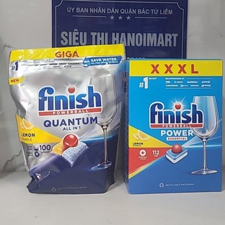 Viên rửa bát Finish Quantum 92 viên, 100 viên finish all in 1, 90 finish classic, 50V ultimate, 60v