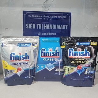 Viên rửa bát Finish Quantum gói 60 viên, nhập khẩu chính hãng cho máy rửa bát giá rẻ, 36,27,40,100