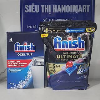 Viên rửa bát finish Quantum Ultimate 50 viên, 60 viên, Viên finish Quantum Ultimate 100 viên