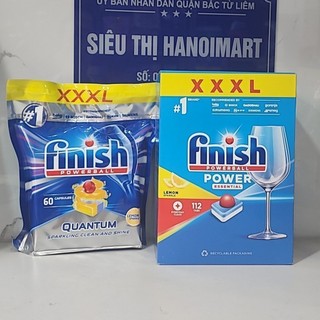 Viên rửa bát Finish Quantum 120 viên, 40, 60, 100 viên finish quantum dùng cho Máy rửa bát