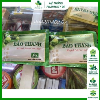 Combo 5 vỉ kẹo ngậm Bảo Thanh màu xanh / keo ngam Bao Thanh mau xanh