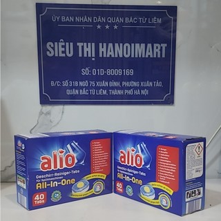 Viên rửa bát Alio Classic 80 viên (2 hộp 40 viên)
