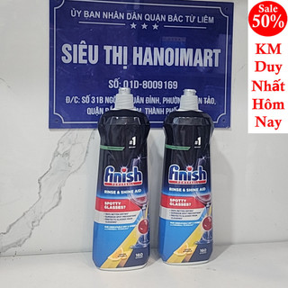 Dung dịch dầu làm bóng bát finish 1550ml, Nước làm bóng Finish 750ml, Dầu bóng chén Finish chai dùng trợ xả máy rửa