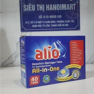 Viên rửa bát Alio 100 viên -  80 viên xà phòng rửa bát alio chén dùng cho máy rửa tráng ly bát