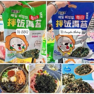 Rong biển ăn liền trộn cơm 2 vị gói 128gr - Tiệm Ăn Vặt Nhà Gà