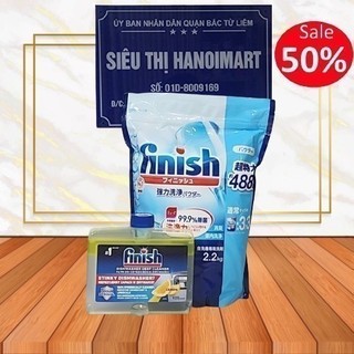 Combo bột finish 2.5kg + nước vệ sinh máy rửa bát - hanoimart