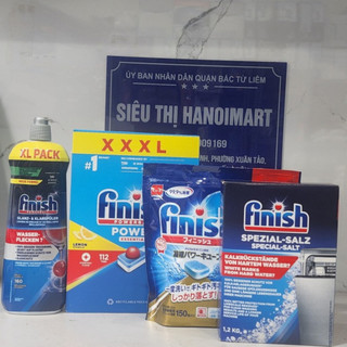 Viên rửa bát Finish 112 viên All in one, 90 viên finish all in 1 cho máy rửa chén bát tất cả trong 1 viên