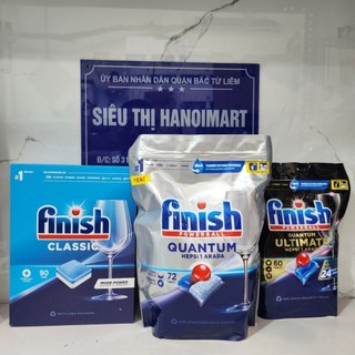 Viên rửa bát Finish quantum 72 viên - HANOIMART, viên finish quantum ultimate 60 tabs, quantum max 100 tabs