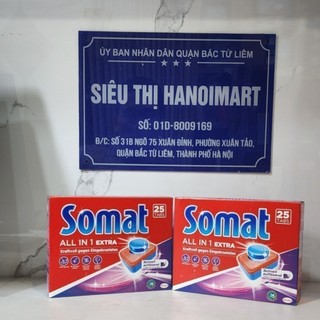 Viên rửa bát Somat all in 1 25 viên nhập khẩu từ đức rẻ vô địch