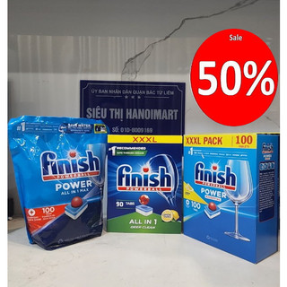 Viên rửa bát finish all in 1 max 100 viên, 90 viên finish 10 in 1 chính hãng HANOIMART - vienruabat giá rẻ