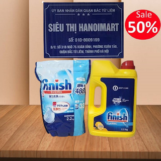 Bột rửa chén Finish 2.5kg - bột finish 2,2kg nhập khẩu chính hãng từ nhật dùng cho máy rửa bát chén ly