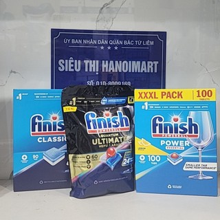 Viên rửa bát finish all in 1 100 viên, Viên Finish classic 110 tabs, 90 viên, viên finish all in one 120, finish 150 v