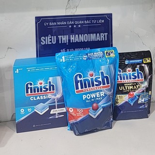 Viên rửa bát Finish Classic 90 viên - HANOIMART - 100 Viên finish All in 1 Max one