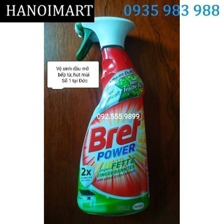 Vệ sinh bếp từ, bếp ga Bref giúp tẩy dầu mỡ, chất bẩn lâu ngày