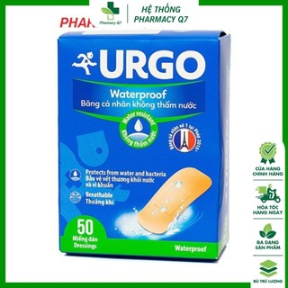 (HỘP VỪA) băng cá nhân 50 MIẾNG BĂNG CÁ NHÂN URGO chính hãng