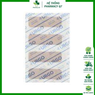 4 miếng băng cá nhân Urgo vải Băng cá nhân ít thấm nước Urgo Washproof Assorted