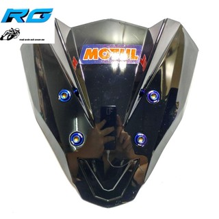 Ốp Đầu Xe Winner X Mẫu Sừng, Mão Đầu Xe, Mão Chắn Gió Winner X Nhựa Cao Cấp Lắp Đặt Dễ Dàng