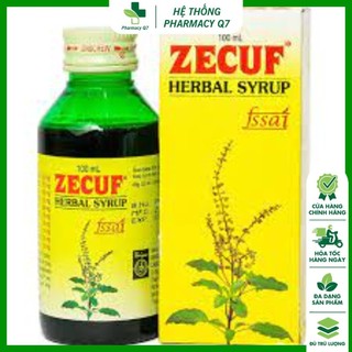 Thương hiệu: Unique Pharma Siro Ho Thảo Dược Zecuf 100Ml / Zecup Herbal Siro