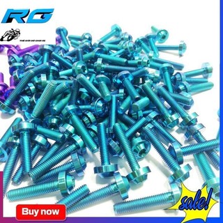 Ốc Titan 5Li20 Gắn Mão Winner X, Mặt Đồng Hồ Winner Và Nhiều Vị Trí Dàn Áo Xe Honda (Giá 1 Con)