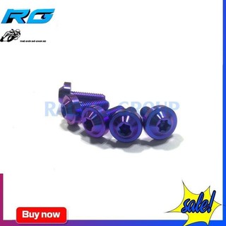 Ốc 5li15 GR5 Đầu Dù Màu Titan Gắn Xe Máy (Giá 1 Con)