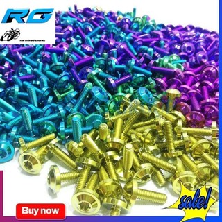 Ốc 6li20 Nhiều Màu Bắt Nhiều Vị Trí Cho Xe Máy (Giá 1 Con)