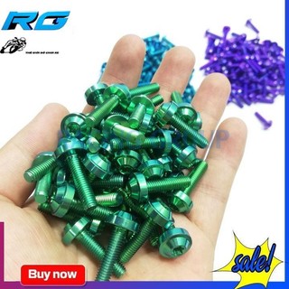 Ốc 5Li20 Gr5 Đầu Dù Gắn Xe Máy Cực Chất (Giá 1 Con)