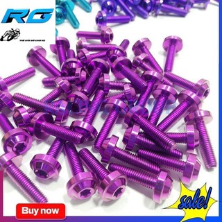 Ốc 5Li20 Gr5 Đầu Dù Gắn Xe Máy Cực Chất (Giá 1 Con)