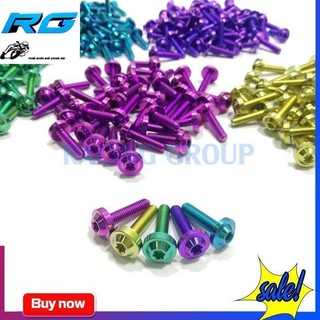 Ốc 5Li20 Gr5 Đầu Dù Gắn Xe Máy Cực Chất (Giá 1 Con)