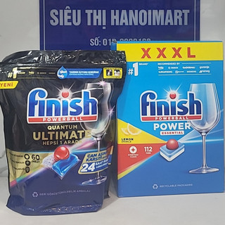 viên rửa bát Finish All in 1 112 viên, viên finish quantum ultimate 100 viên, viên finish classic 100 viên, 120, 110