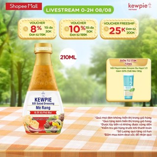 Xốt salad dressing mè rang kewpie vị ớt & phô mai 210ml