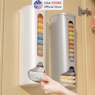 Hộp Nhựa Rút S1 Đựng Đồ Lót - Tất Vớ - Túi Rác Dán Cánh Cửa Tủ Sắp Xếp Gọn Gàng Đa Năng Tiện Lợi 23x9cm