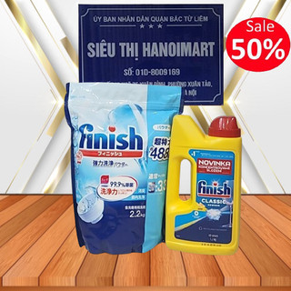 Bột rửa bát Finish Calssic 1kg, bột finish loại nhỏ nhất dùng cho máy rửa bát chén